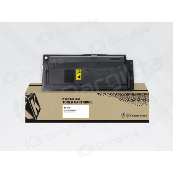 Neoriginali HYB Kyocera TK-475, juoda kasetė lazeriniams spausdintuvams, 15000 psl.