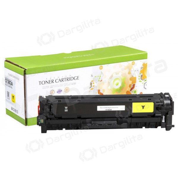 Neoriginali Static Control HP 312A (CF382A), geltona kasetė lazeriniams spausdintuvams, 2700 psl.