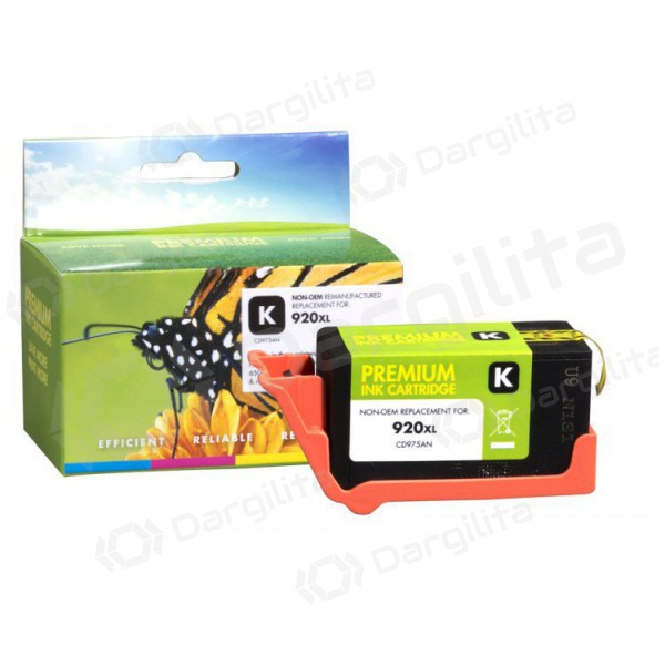 Neoriginali Static Control HP 920XL CD975AE, juoda kasetė rašaliniams spausdintuvams, 1200 psl.