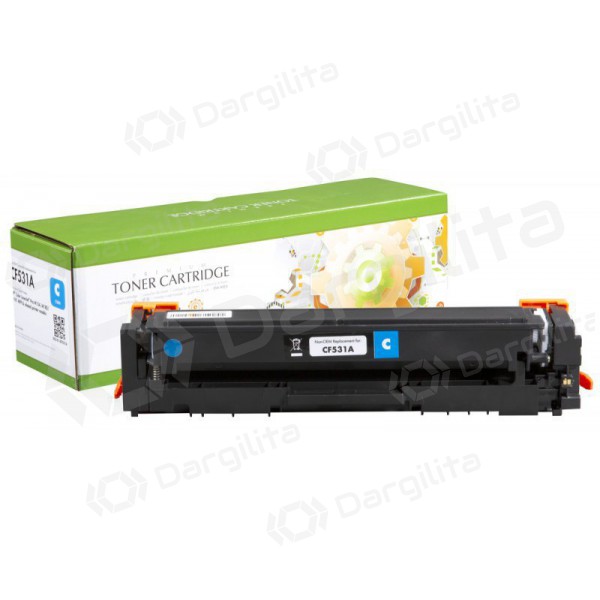 Neoriginali Static Control HP No.205A (CF531A) Nauja mikroschema, žydra kasetė lazeriniams spausdintuvams, 900 psl.