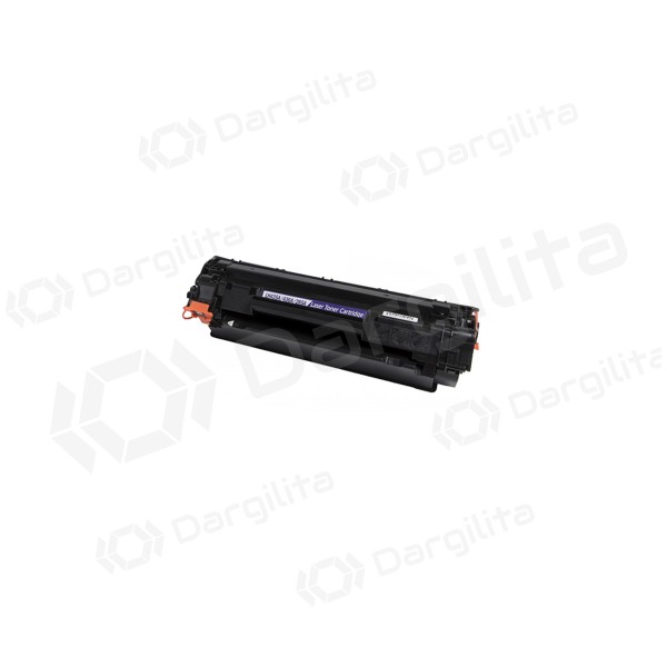 Neoriginali TopJet HP CB435A/CB436A/CE285A/CRG725 BULK, be dežutės, juoda kasetė lazeriniams spausdintuvams, 1500 psl.