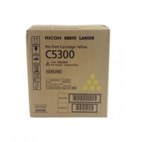 Ricoh C5300 (828602), geltona kasetė lazeriniams spausdintuvams, 26000 psl.