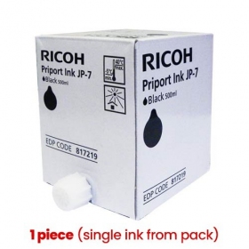 Ricoh JP-7 (817219) Rašalinė kasetė, Juoda (1 vnt)