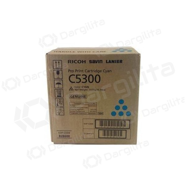 Ricoh C5300 (828604), mėlyna kasetė lazeriniams spausdintuvams, 26000 psl.