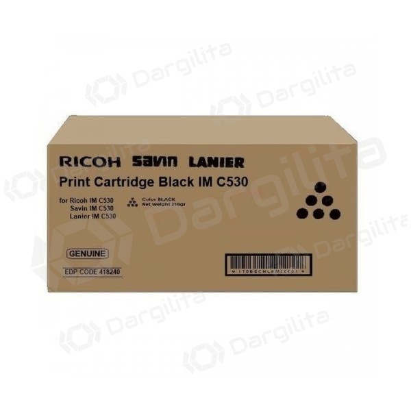 Ricoh IMC530 (418240), Juoda kasetė lazeriniams spausdintuvams, 20500 psl.