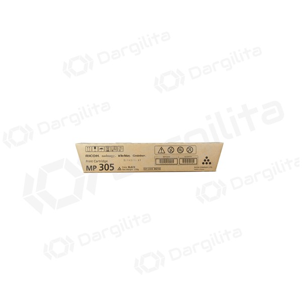 Ricoh MP 305 (842142; 842347), juoda kasetė lazeriniams spausdintuvams, 9000 psl.