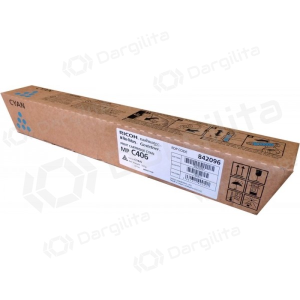 Ricoh MP C406 (842096) Lazerinė kasetė, Žydra