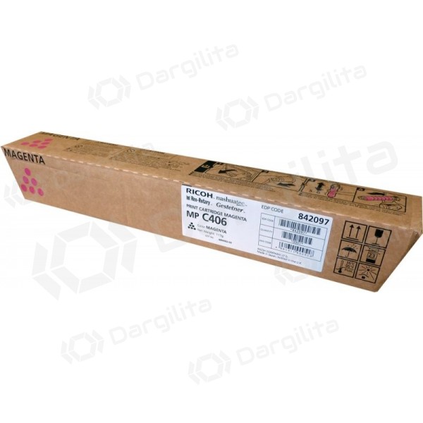 Ricoh MP C406 (842097) Lazerinė kasetė, Purpurinė
