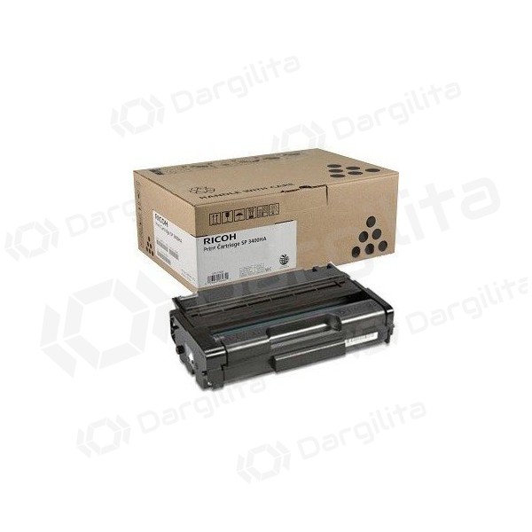 Ricoh Type SP 3400 LC (407647) (406523), juoda kasetė lazeriniams spausdintuvams, 2500 psl.