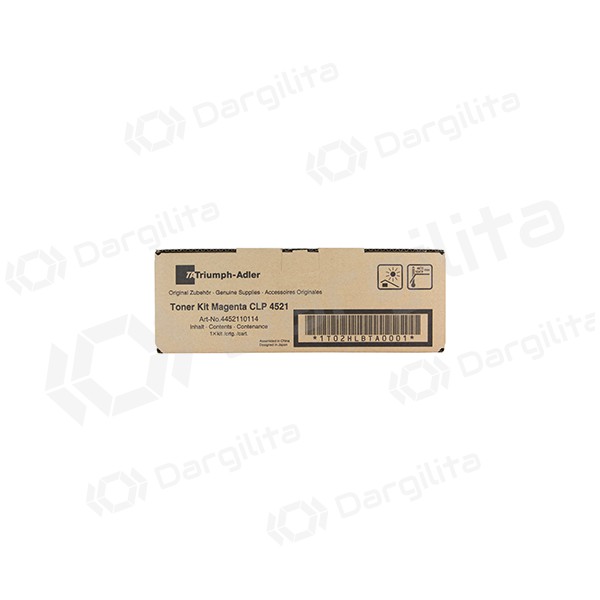 Triumph Adler CLP 4521/ Utax CLP 3521 (4452110114/ 4452110014), purpurinė kasetė lazeriniams spausdintuvams, 4000 psl.