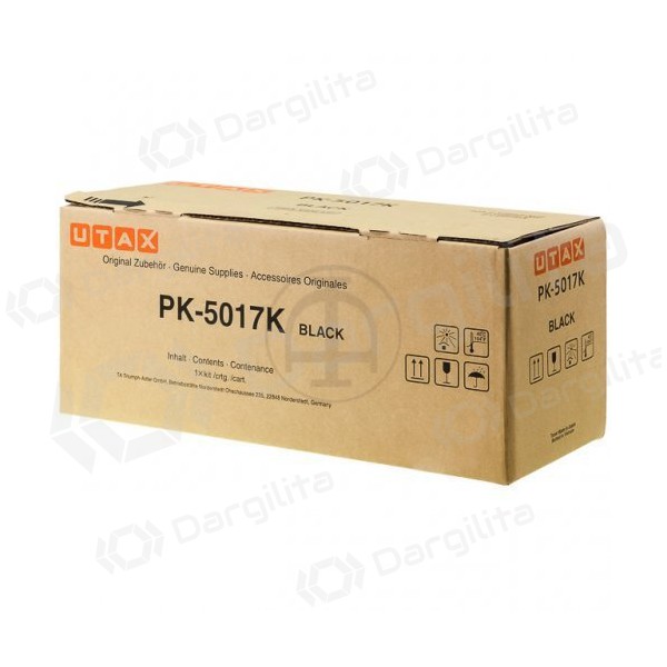 Triumph-Adler/Utax toner cartridge PK-5017K (1T02TV0UT0/1T02TV0TA0), juoda kasetė lazeriniams spausdintuvams, 8000 psl.