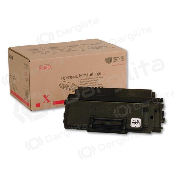 Xerox 3450 HC (106R00688), juoda kasetė lazeriniams spausdintuvams, 10000 psl.