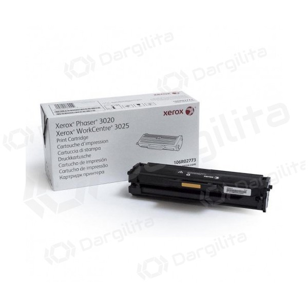 Xerox DMO 3025 (106R02773), juoda kasetė lazeriniams spausdintuvams, 1500 psl. Xerox DMO 3025 (106R02773), juoda kasetė lazeriniams spausdintuvams, 1500 psl.