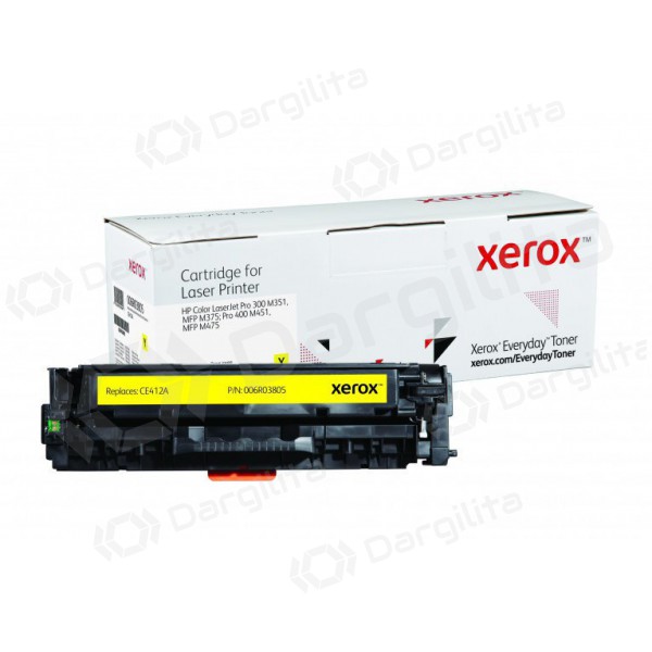Xerox HP No.305A CE412A geltona kasetė lazeriniams spausdintuvams, 2600, psl.
